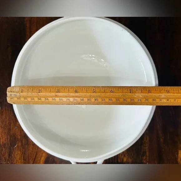 Theodore Haviland , Limoges France Round Covered Veg. Bowl Embossed Rim - Picture 9 of 11